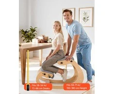 VEVOR Ergonomiška klūpėjimo kėdė pilka