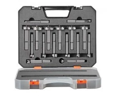 Vevor Forstner grąžtų rinkinys, 16 vnt., anglinis plienas