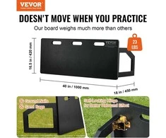 VEVOR Futbolo atmušimo sienelė 100x40 cm su dviem kampais