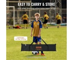 VEVOR Futbolo atšokimo tinklas 12x6 FT