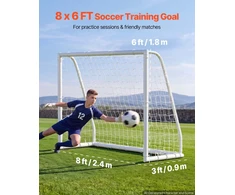 VEVOR Futbolo vartai 2,44 x 1,82 m iš PVC