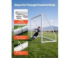 Futbolo vartai VEVOR XY-S300C, 3 x 2 m