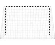 futbolo vartai su tinklu 300x200x100 cm Enero