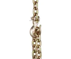 Vevor G80 vilkimo grandinė su dviem kabliais 8mm x 4.33m