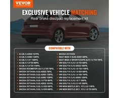 Vevor Galinis stabdžių komplektas Audi A3 (8L)