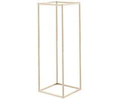 Gėlių stovas vestuvėms, 10 vnt., 80 cm, aukso