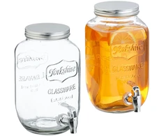 Gertuvė Relaxdays 2 stiklinių gėrimų dozatorių rinkinys 3,5 l