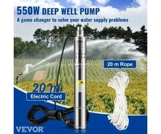 Vevor Giluminis nardomas siurblys 550W, 35 l/min, 108 m
