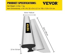 VEVOR Glaistymo peilis iš nerūdijančio plieno, 80 cm
