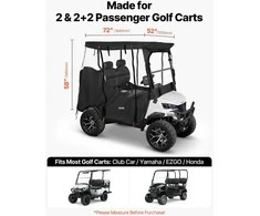 Golf automobilių gaubtas 2&amp;2+2 keleiviams
