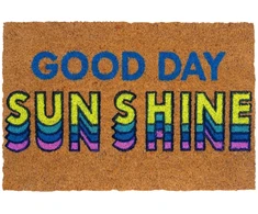 Relaxdays "Good Day Sunshine" kokosinis kilimėlis
