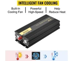 VEVOR Grynos sinusinės bangos keitiklis 2500W, USB