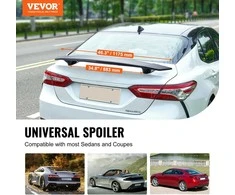 Vevor gt automobilio sparnas galinis spoileris universalus