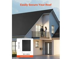 Vevor Guminė stogo danga, 3 x 4.5 m EPDM