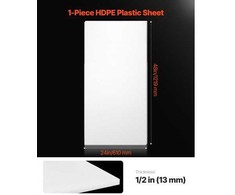 Vevor HDPE plastiko lakštas 24 x 48 cm