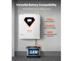 Vevor Hibridinis saulės inverteris įkroviklis 3500W