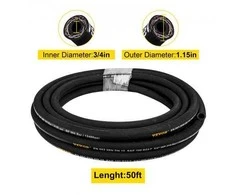 Vevor Hidraulinė žarna 3/4 col. x 15 m, įvyniota