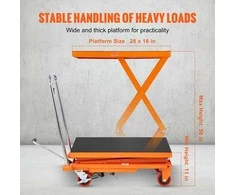 Vevor Hidraulinis keltuvo vežimėlis, 150 kg talpa