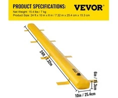 VEVOR Hidro barjeras potvyniams kontroliuoti 7,32 m