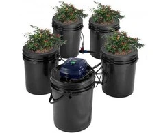 Vevor Hydroponinis RDWC sistema su 4 kibirais
