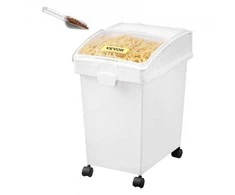 Vevor Ingredientų konteineris su ratukais, 20 L, 3 vnt.