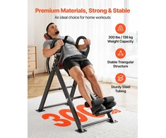 Inversijos stalas, 136 kg pajėgumas su stabilia struktūra