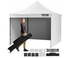 Vevor Išskleidžiama pavėsinės palapinė 304x304cm su sienelėmis