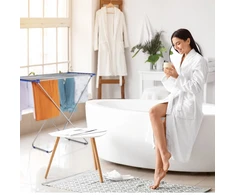 Relaxdays Išplečiama nerūdijančio plieno džiovyklė drabužiams