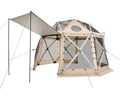 Vevor Išskleidžiama pavėsinė 3.6x3.6 m, sferinė