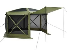Vevor Išskleidžiama pavėsinė su tinklu, 3,6 x 3,6 m