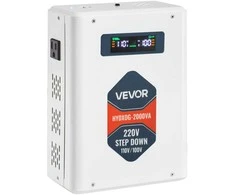 VEVOR Įtampos keitiklis 2000VA, 220V į 110V transformatorius