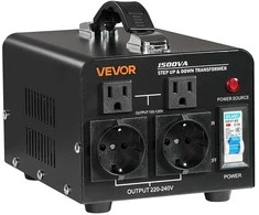 Vevor Įtampos keitiklis transformatorius 1500VA