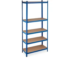 Relaxdays Itin tvirtas lentynų stelažas 220 cm mėlynas