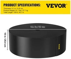 Vevor Juoda lanksti vejos kraštinė, 25 cm, 45 m