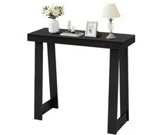 Lova VEVOR juodas konsolinis stalas 91,5 cm