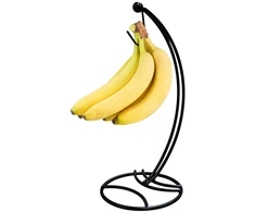 Relaxdays Juodas metalinis bananų laikiklis