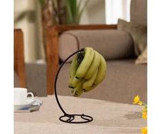 Relaxdays Juodas metalinis bananų laikiklis