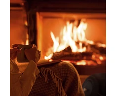 Relaxdays Juodas pelenų kibiras su dangčiu