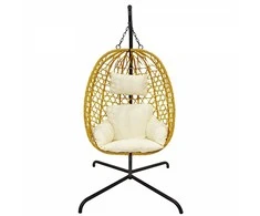 KOOPMAN kabanti pakabinamasis fotelis 105x195 cm ruda