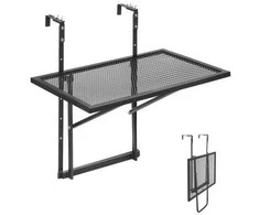 Vevor Kabantysis balkono stalas metalinis 19 x 24 cm