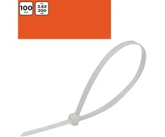 DPMSolid Kabelių tvirtinimo dirželiai 100 vnt 200 mm