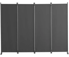 Vevor Kambario pertvara, 4 panelių, pilka