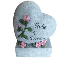 Relaxdays Kapo širdies formos ornamentas „Rest in Peace“