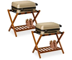 Kelioninis Relaxdays 2x Sulankstomas lagaminų stovas