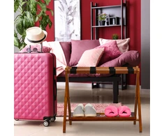 Kelioninis Relaxdays 2x Sulankstomas lagaminų stovas