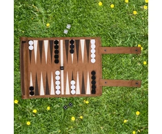 Relaxdays Kelioninis žaidimas Backgammon
