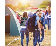 Relaxdays Kempingo kėdutė su nešimo dirželiais