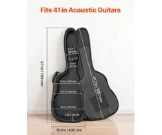 Kietas dėklas akustinei gitarai, 1195 mm