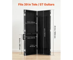 Kietas elektrinės gitaros dėklas, 1050 mm