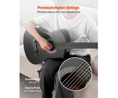 Vevor Klasikinė gitara 780 mm su priedais jauniesiems